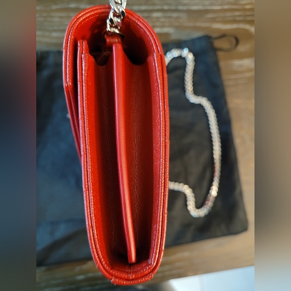 Saint laurent red envelope bag Ysl - Picture 9 of 16